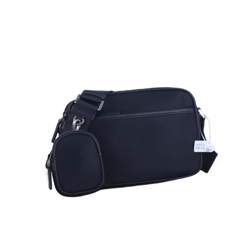 Новая мужская черная нейлоновая сумка через плечо три в одном, кошелек, нагрудная сумка