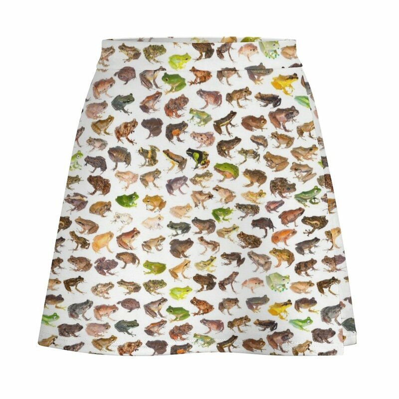 Minifalda coreana kawaii para mujer, ranas de Madagascar, primera edición, verano, 101