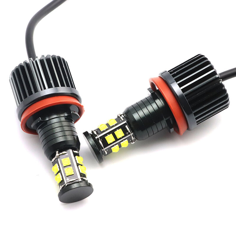 Bombillas LED de marcador de Ojos de Ángel para BMW, lámpara de 2p, 240W, 6000K, E81, E82, E87, E88, E90, E92, M3, E93, E60, E70, X5, E71, X6, X6M, E89, Z4, 2007-UP