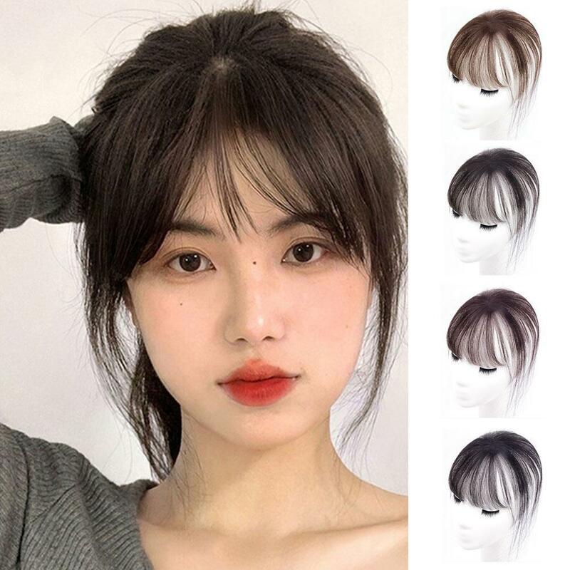 Air Bangs Patchwork Top Patchwork Wig One Card One Piece Bangs Natural Invisible Wig For Women