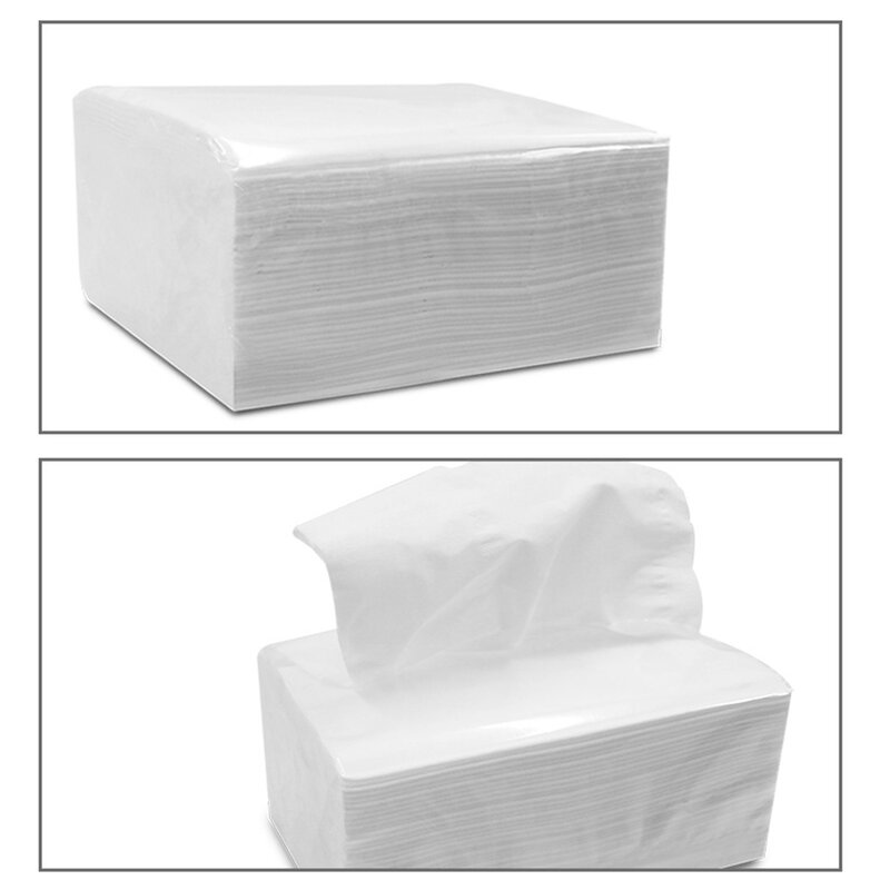 Tragbare Hand Gesicht abwischen Reinigungs papier Handtuch Bad Toiletten papier Taschentuch Blätter Holz zellstoff Serviette