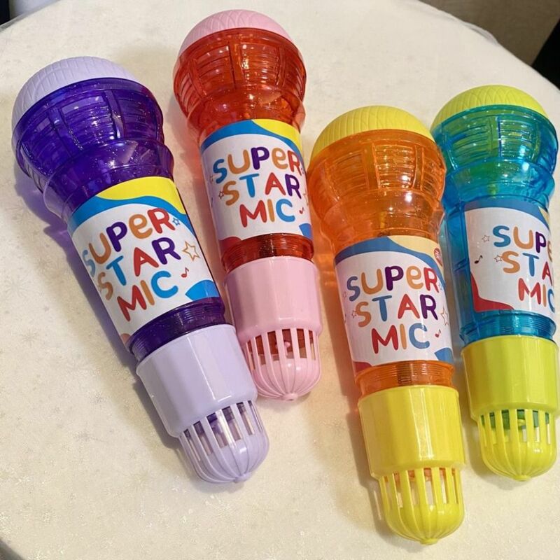 Vroege Educatieve Kinderen Feest Lied Echo Microfoon Kleuterschool Schattige Microfoon Stemwisselaar Speelgoed Plastic Interessant
