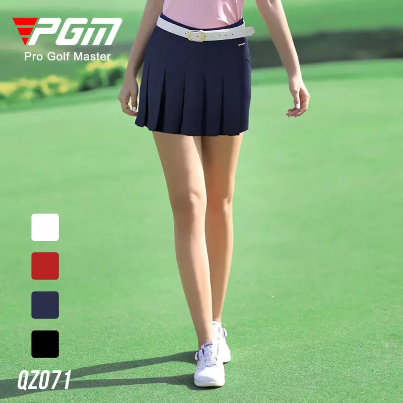 PGM rok pendek Golf wanita, pakaian olahraga musim panas, rok pendek olahraga, rok lipit
