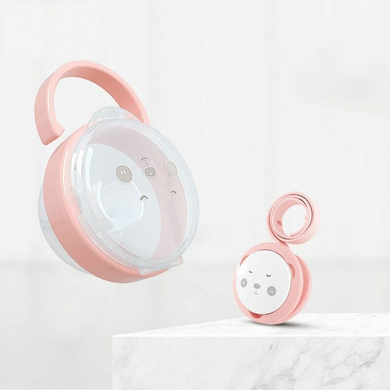 Panda Plastic Pacifier Storage Box Soother Container Baby Pacifier Box Baby Pacifier Clip Molar Chain Nipple Holder Box