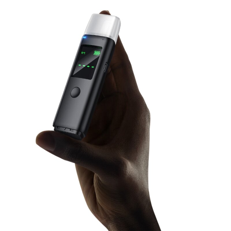 شاشة رقمية LCD احترافية جهاز قياس التنفس أثناء القيادة في حالة سكر ، استجابة سريعة