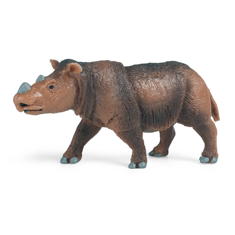 الأطفال محاكاة ثابت الصلبة البرية نماذج للحيوانات وحيد القرن فرس النهر نماذج للحيوانات لعبة مجسمة الحلي