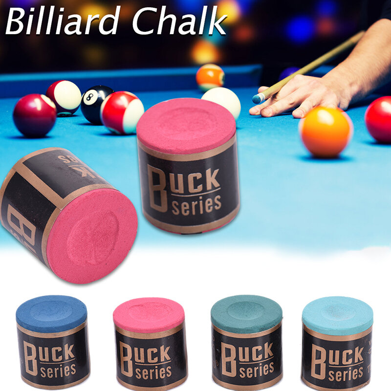 Pool Cue Chalk Billiard Chalks Pool Billiard Stick Chalk  Snooker Pool Cue Tip Table Handy Calcium Carbonate Billiard Chalk