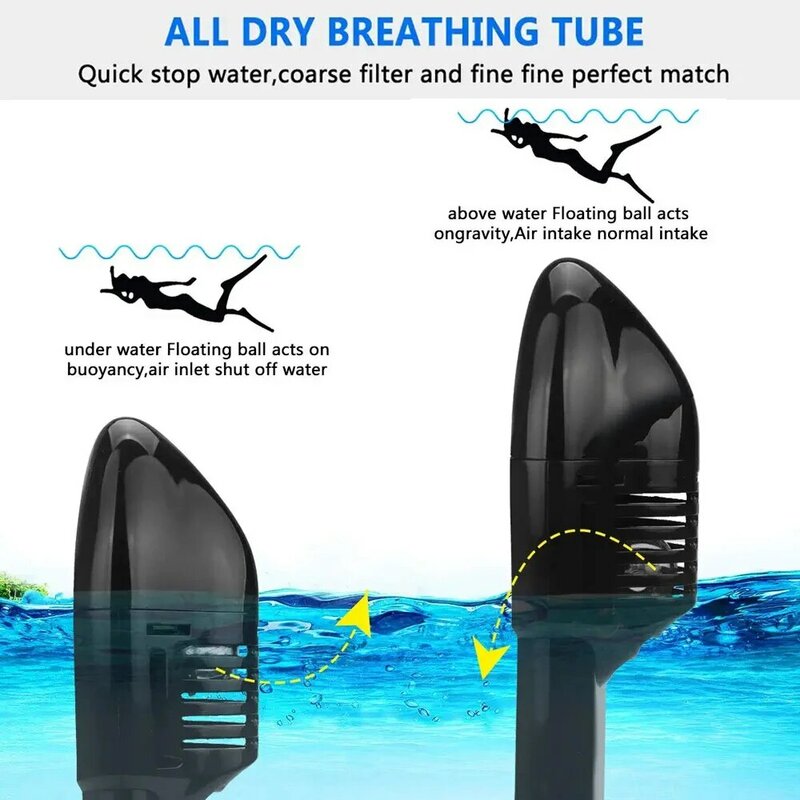 Маска для подводного плавания на все лицо со съемным креплением для камеры, маска для подводного плавания и дайвинга с широким обзором, противотуманная, против протечек для взрослых и молодежи