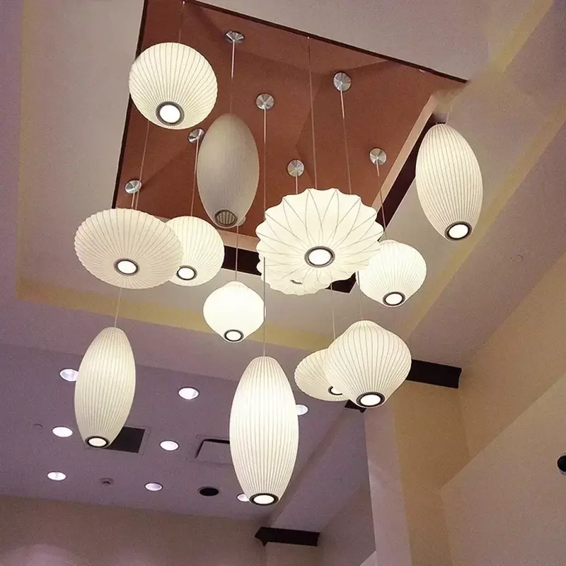 Lampe LED Suspendue au Design Nordique Minimaliste, Luminaire Décoratif d'Nik, Idéal pour un Lustre