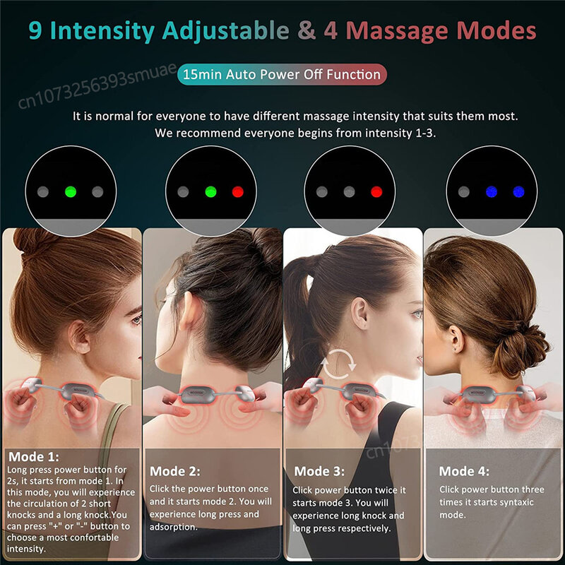 Xiaomi Smart hängenden Nackenschutz Mijia Halswirbel säule Massage gerät tragbare Mini Puls Schulter massage heiße Kompresse Pflege