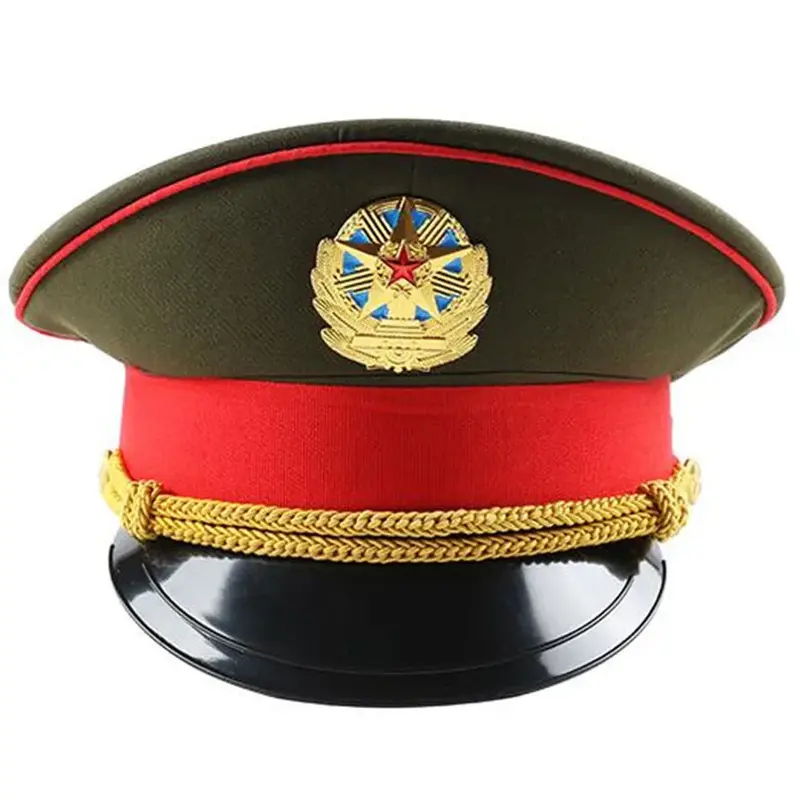 Британская модная Красная шапка для выступлений, зеленая военная шапка, весенние армейские шапки, белые шапки капитана, шапки для взрослых, большая полицейская шапка для косплея