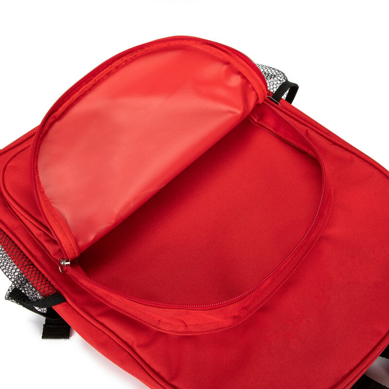 Red Emergency Bag First Aid Backpack Empty Medical First Aid Bag Treatment First Responder Trauma Bags for Preschool Child Care