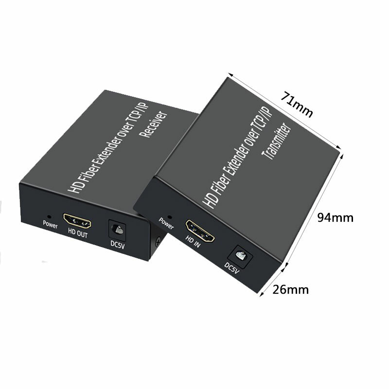 Оптоволоконный удлинитель IP 3Km over Sing SC волоконно-оптический кабель до 20 км 1080phdmi-совместимый волоконный видео удлинитель трансивер для ПК DVR