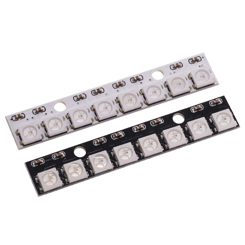 RGB LED แหวน1 3 4 7 8 9 12 16 24 32 Bits LEDs WS2812 5050ไฟ LED RGB พร้อมหลอดไฟแบบบูรณาการสำหรับ Arduino DIY Kit