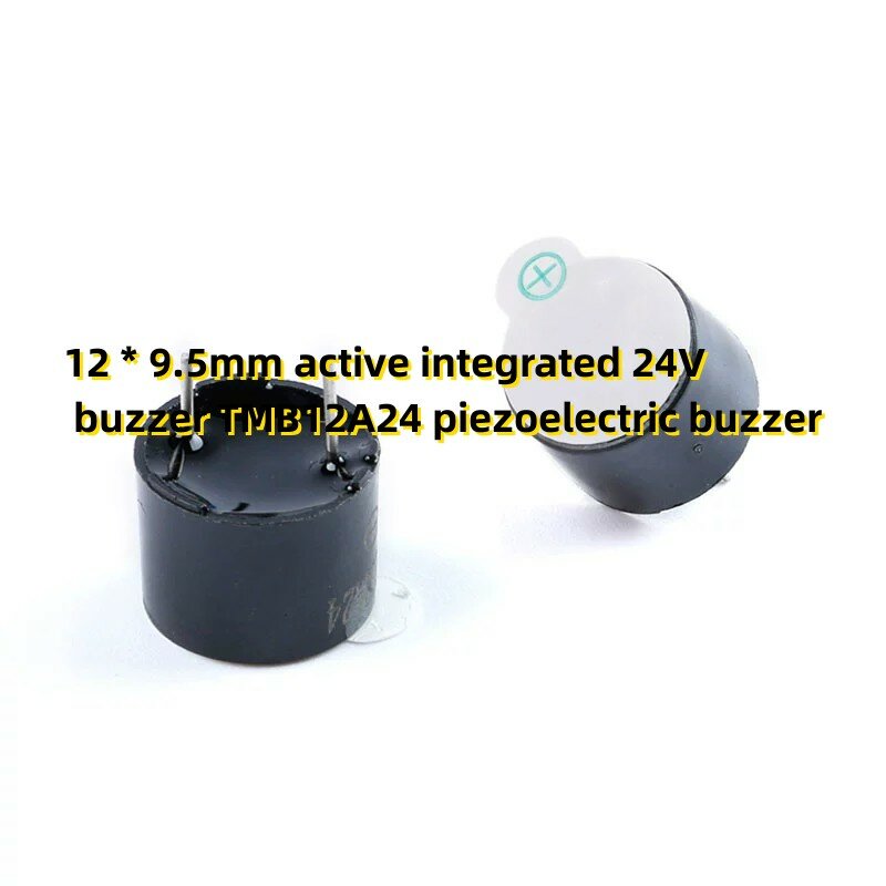 Zumbador piezoeléctrico TMB12A24, zumbador activo integrado de 24V, 10 piezas, 12x9,5mm