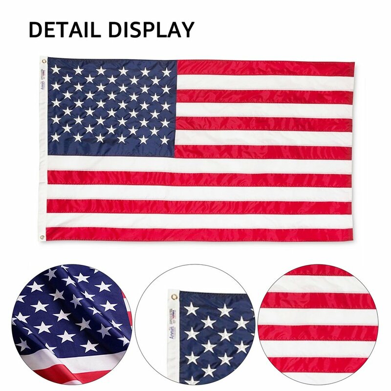 ธงธงชาติสหรัฐแบนเนอร์90*150ซม. ใหม่สำหรับเทศกาลกิจกรรมสำนักงานของตกแต่งบ้านธงชาติอเมริกา