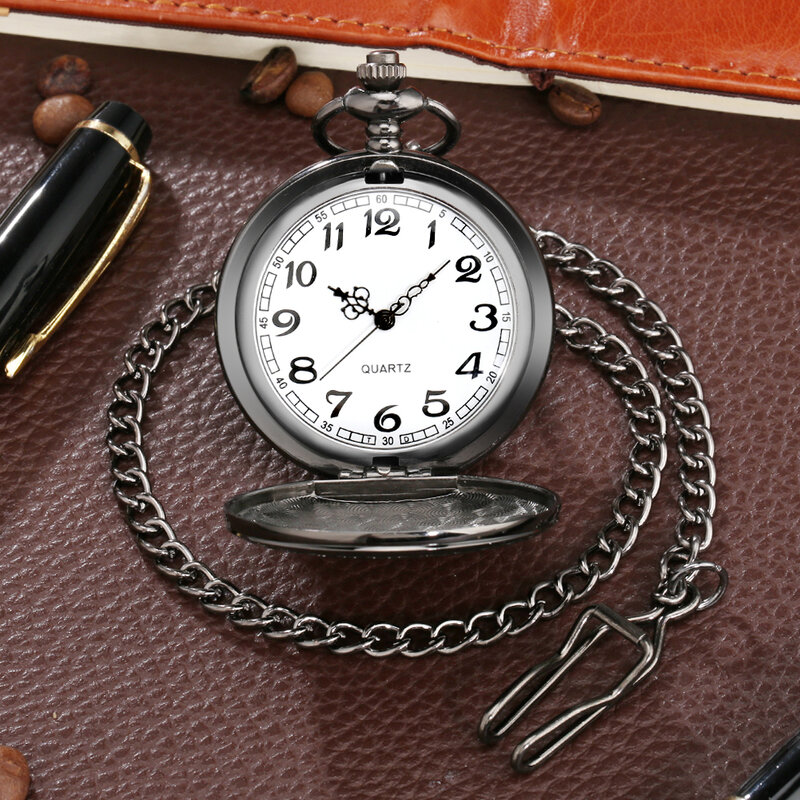 นาฬิกาควอทซ์สายโซ่คล้องเอวลายนกอินทรีแนววินเทจเหมาะสำหรับเป็นของฝากสำหรับผู้ชายและผู้หญิง