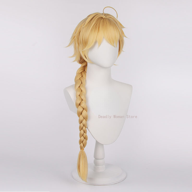 Kong Traveler Cosplay Wig Genshin Impact Kong Cosplay Wig Heat Resistant Synthetic Anime Role Play Wig Cap