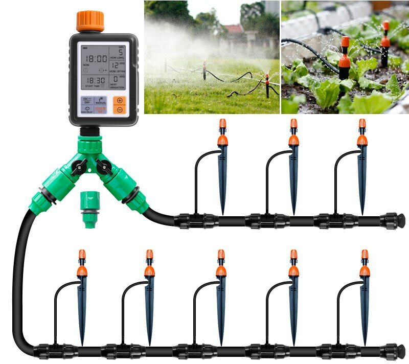 Automatique Numérique Électronique Système de Minuterie D'eau Jardin D'irrigation Arrosage Minuterie Contrôleur UE Plug, US Plug