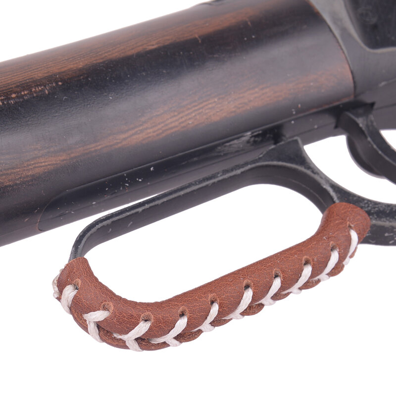 Envoltório de alavanca de couro genuíno para rifles de ação de alavanca/marlin/henry/winchester