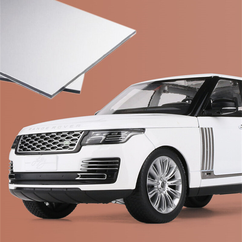 1/32 Range Rover Model mobil Metal paduan SUV olahraga diecast Model mobil kendaraan Off-road koleksi suara dan cahaya hadiah mainan anak