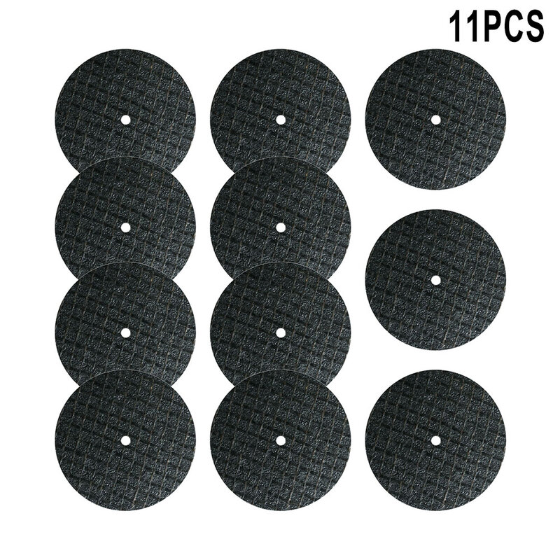 Disco de corte metalúrgico, amoladora de hojas de sierra, resina metálica, 1 (mm), 11 */juego, 32/38MM, Circular, negro, duradero