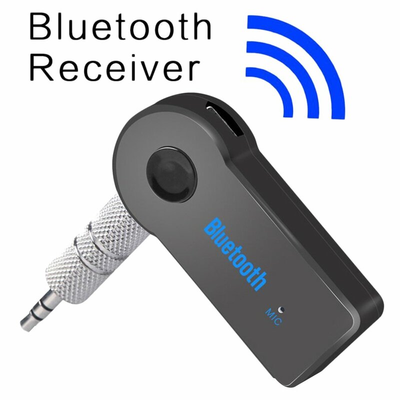 3.5mm Bluetooth versione 4.1 adattatore per auto Wireless Aux adattatore per ricevitore Audio per auto tecnologia di cancellazione del rumore ricevitore Audio
