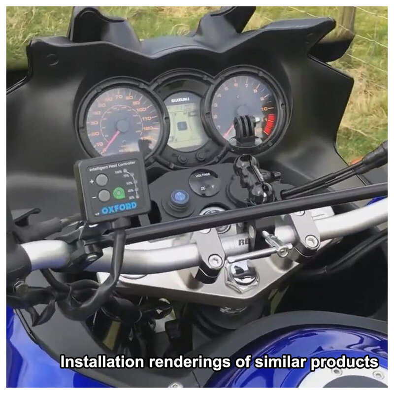 Panel de tablero USB para estante auxiliar de motocicleta, accesorio compatible con Suzuki V-strom650, DL650, 2004, 2005, 2006, 2007, 2008, 2009, 2010, 2011