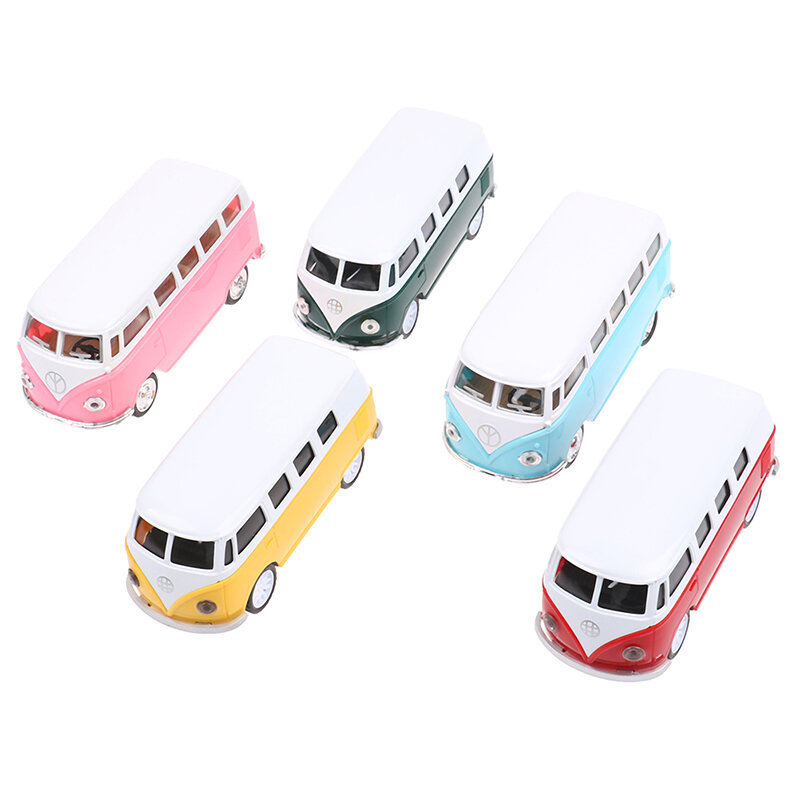 1:32 Bus Alloy Diecasts Toy Pull Back Modele samochodów Metalowe pojazdy Klasyczne autobusy Pull Back Kolekcjonerskie zabawki dla dzieci Prezenty