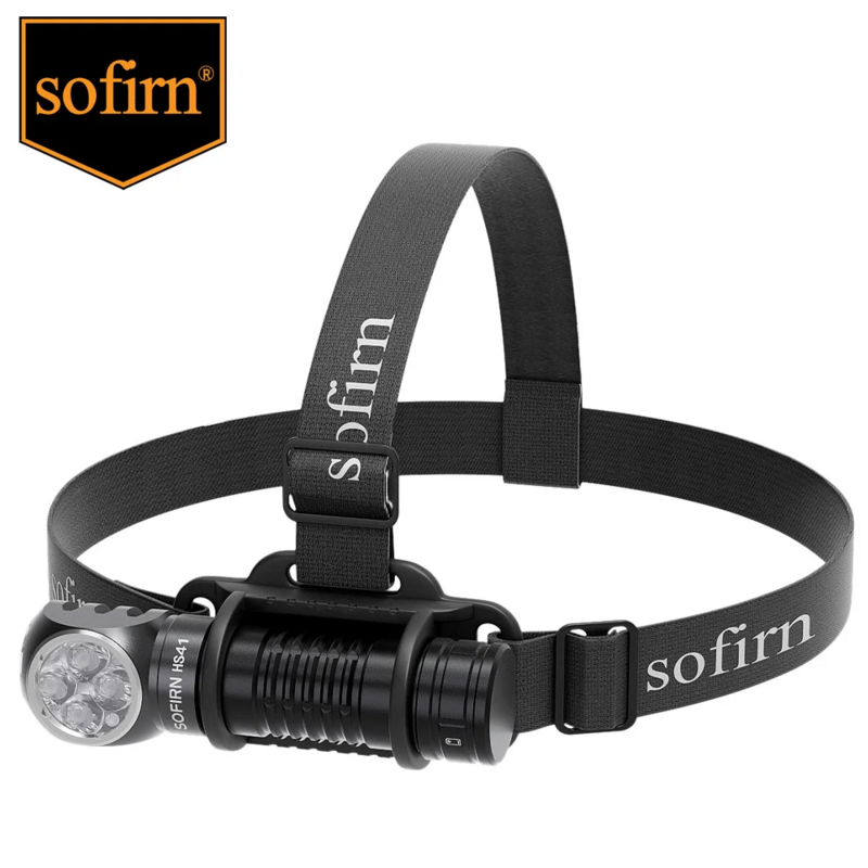 Sofirn-HS41 Headlamp 6500k SST-20 LED  21700 USB C Rechargeable with Power Bank 4000lm Powerful Torch Indicator with Magnet Tail