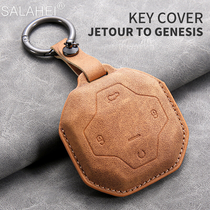 Чехол для автомобильного ключа для Chery Jetour T2 Traveler 2023 2024 Fob 4 кнопки Защитная крышка для пульта дистанционного управления Пряжка прочные аксессуары