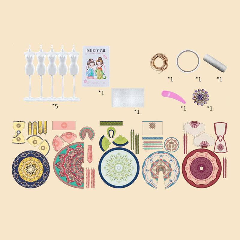 Conjunto de atividades para DIY, Kits de moda, idade 6, 7, 8, 9, 10, 11, 12