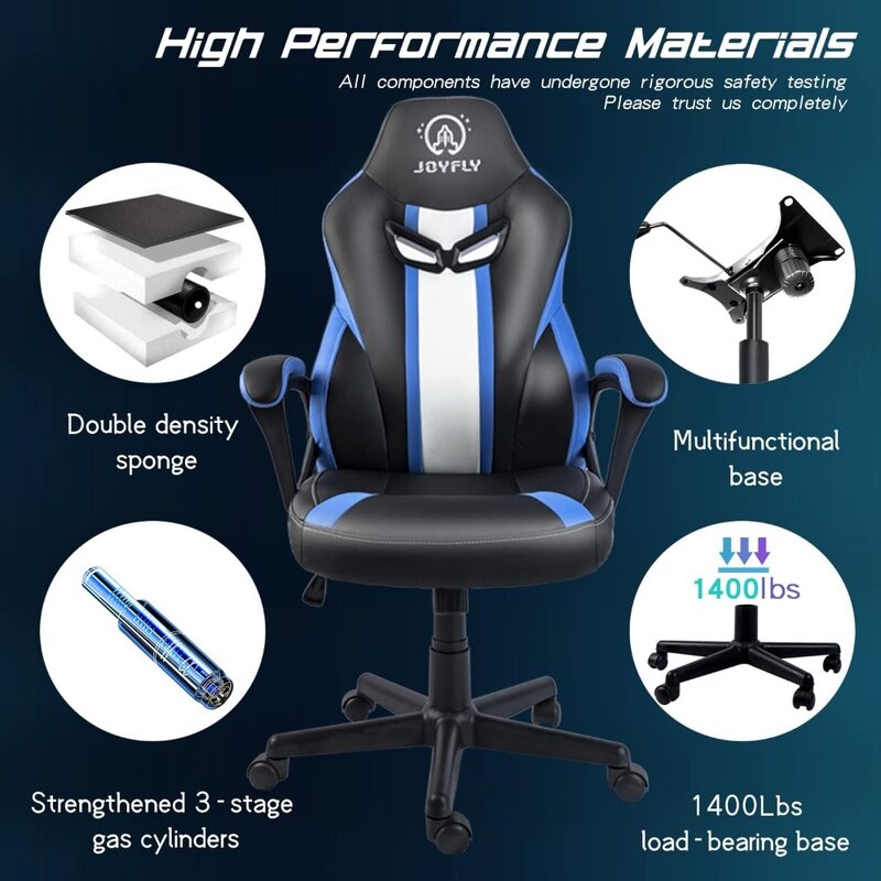 Gaming Chair, Gamer Chair for Adults Teens Silla Gamer Computer Chair Racing Ergonomic PC Office Chair