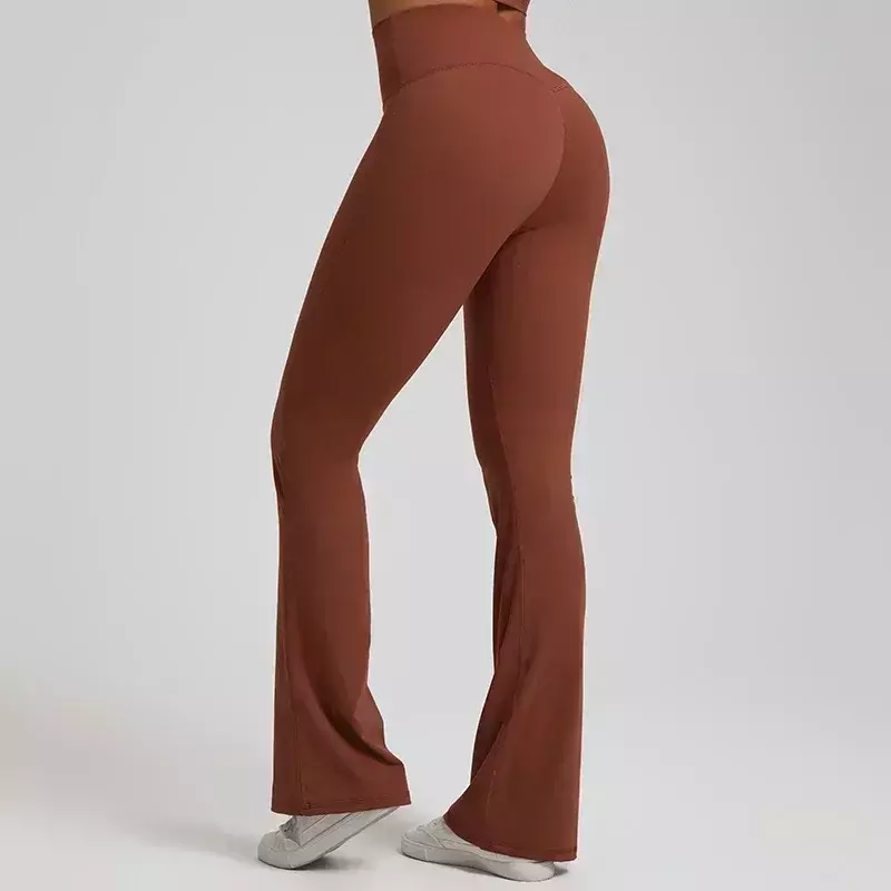 Женские спортивные Леггинсы для йоги Lemon Align с низкой посадкой, расклешенные брюки, уличные повседневные спортивные широкие брюки для фитнеса и танцев