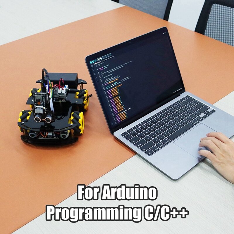Kit per auto con avviamento robotico apprendimento e sviluppo Kit completo di automazione intelligente in plastica per la programmazione Arduino