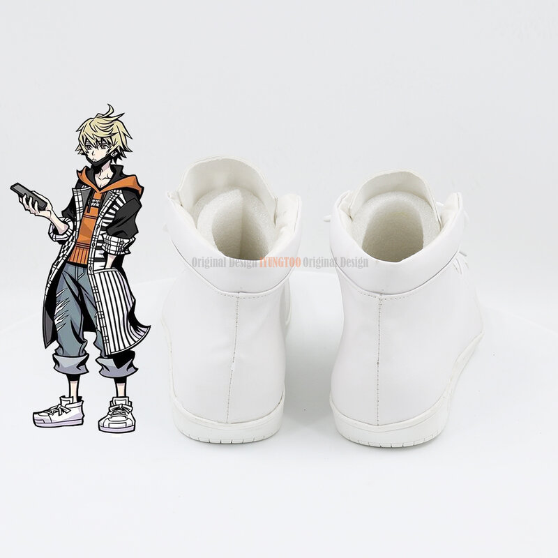 Rindo Anime Characters Shoes, The World Ends with You, Cosplay Boots, Party Costume Prop