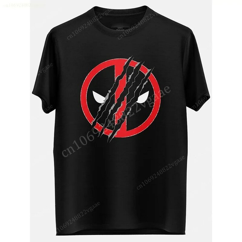 Wunder Deadpool T-Shirt X-Männer Baumwolle T-Shirt Männer Frauen Kinder Jungen Kurzarm Sommer Top Y2K lässig atmungsaktiv Top T-Shirt