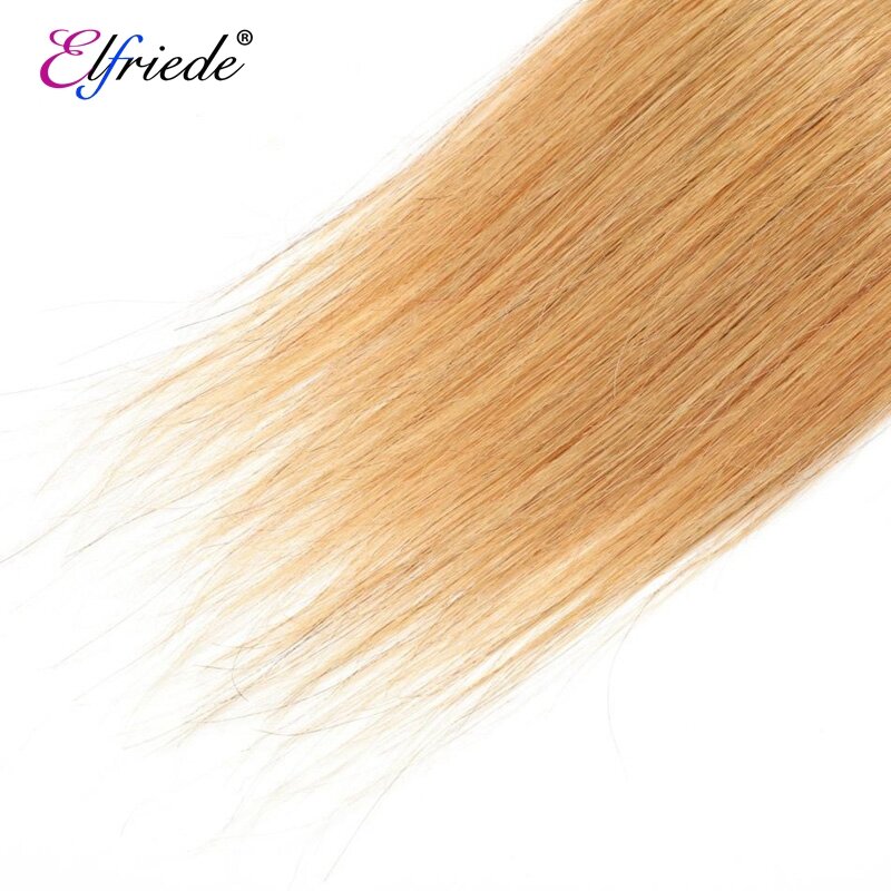 Elfriede #1B/4/27 Прямые Цветные человеческие волосы с эффектом омбре, женские волосы 100%, человеческие волосы для наращивания, 3/4 Быстрое предложение, человеческие волосы для шитья