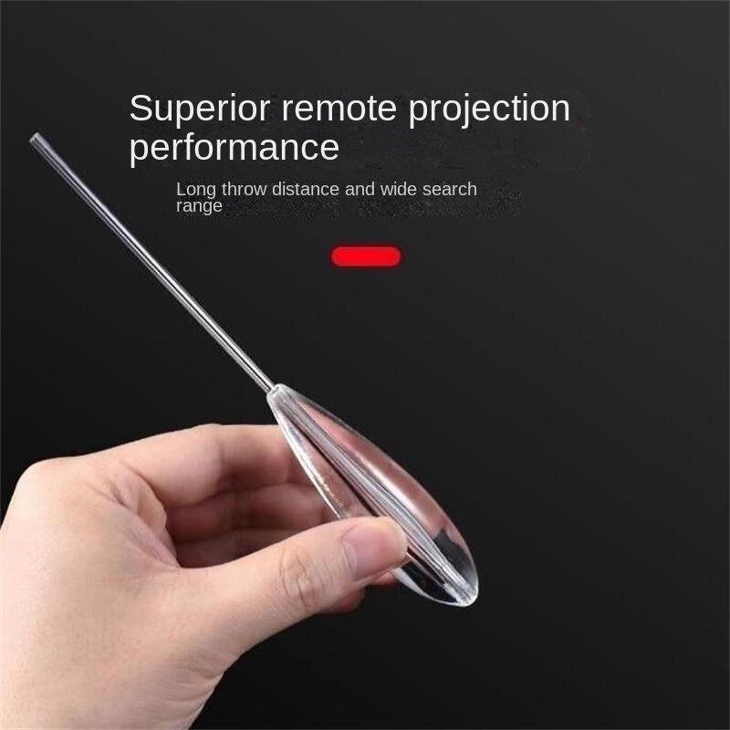 5pcs 15-50g Sinkend Type Acrylic Fishing Float Transparent Casting Bobbers Clear Bombarda Sinking Fly Fishing Spinning Floats