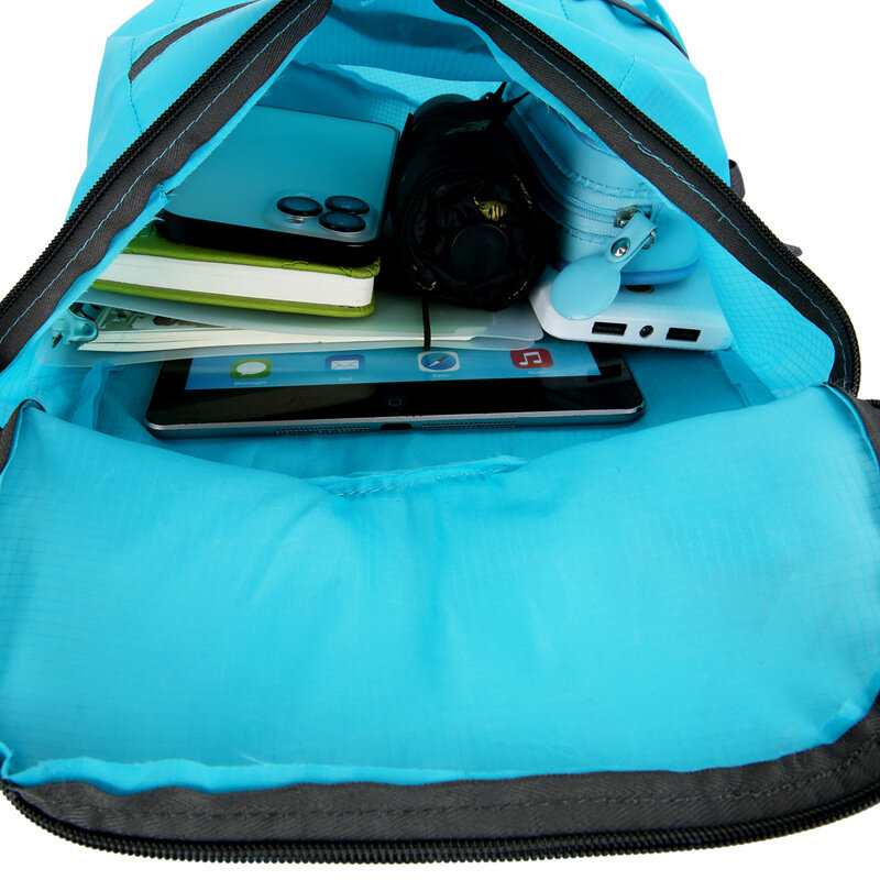 20L Unisex 방수 Foldable 가방 야외 배낭 휴대용 캠핑 하이킹 여행 데이 팟 레저 남자 스포츠 가방 배낭 여성