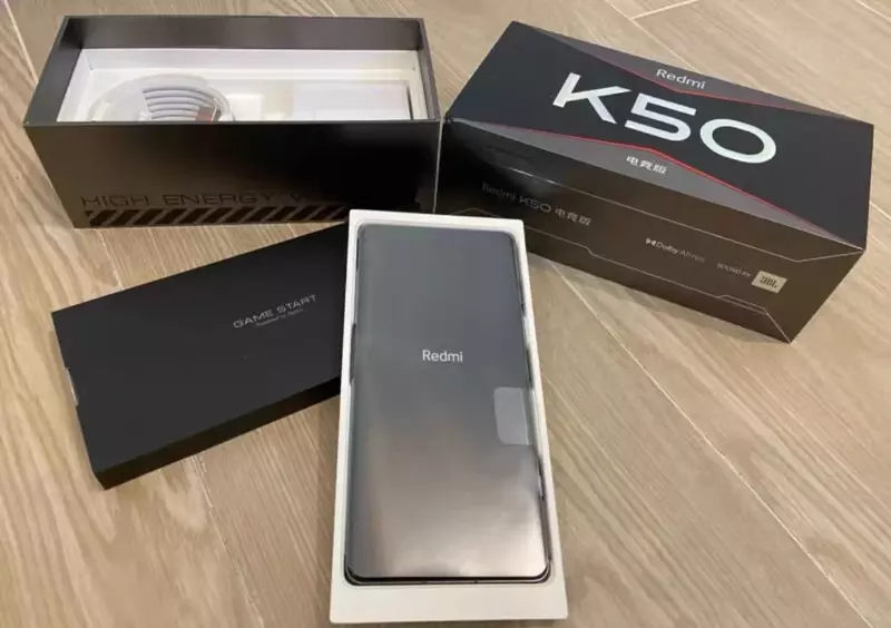 K50เกมมิ่ง ROM Xiaomi redmi โทรศัพท์มือถือ5g 12G 256G 8Gen1 Snapdragon 120W QC3