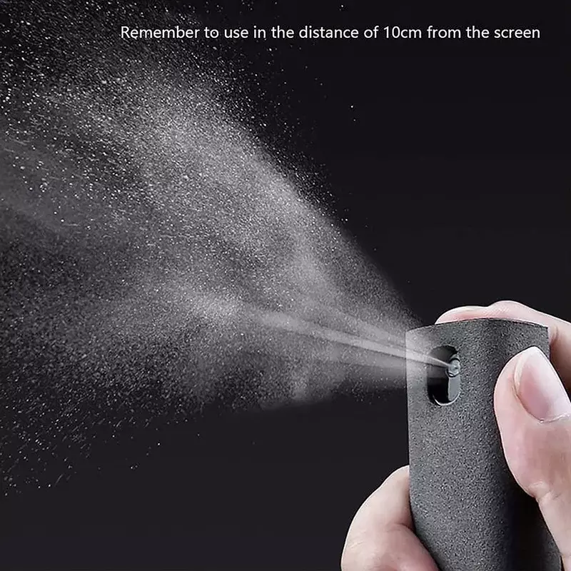 Set di flaconi Spray per la pulizia dello schermo del telefono cellulare 2 in1 Set di salviette in microfibra per Computer Ipad per IPhone Huawei Screen salviette per la rimozione della polvere