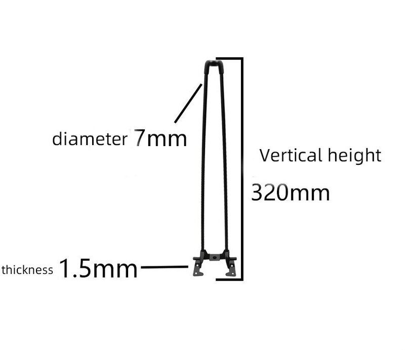 調節可能な折りたたみ式テーブル脚,2個,4個,420mm,600mm,交換用ヘアピン,ラップトップデスク,コーヒーテーブル,折りたたみ式脚,160mm