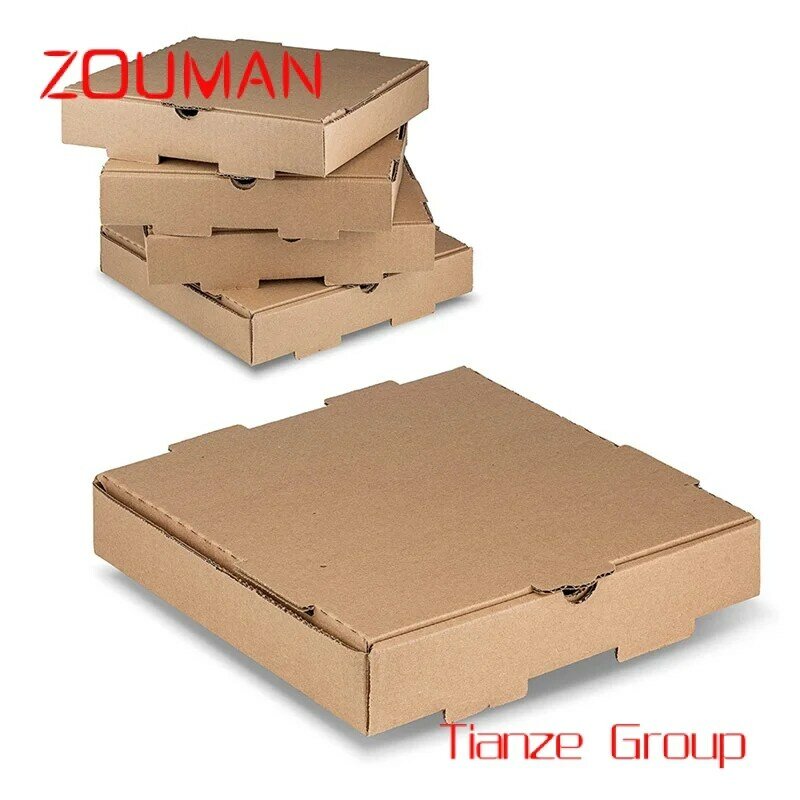 33 35 cm 30 40 9 Zoll Burger Paket Karton Lieferant Design gedruckt Verpackung Bulk billig benutzer definierte Großhandel Pizzas ch achteln mit Logo