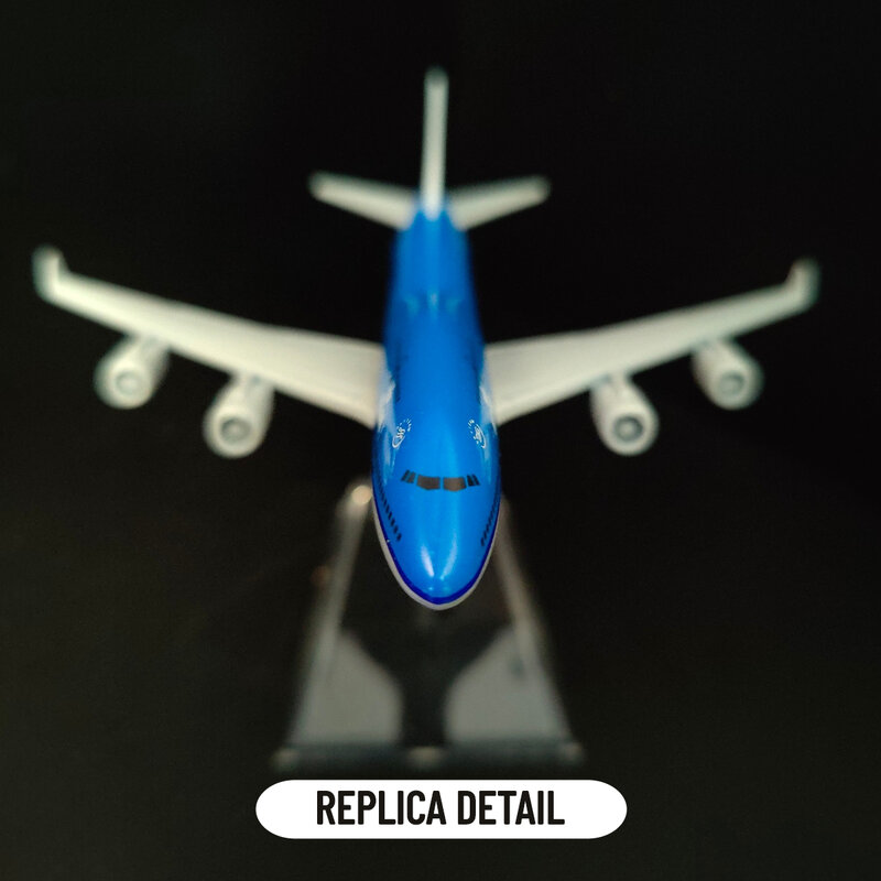 Réplica del Real Holandés de KLM B747, modelo de avión de Metal a escala, coleccionable de aviación, adorno en miniatura fundido a presión, juguetes de recuerdo, 1:400