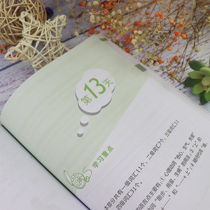 การเรียนรู้1200คำภาษาจีนใน21วัน HSK คำศัพท์ Master ระดับ1-4คอลเลกชันหนังสือสอบพยางค์การศึกษา