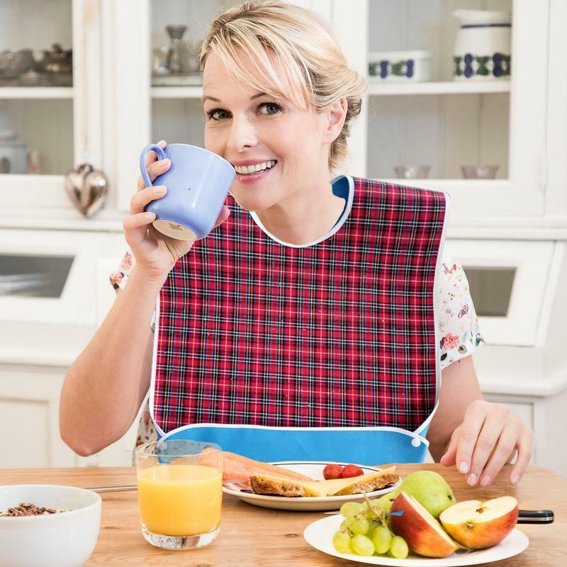 Śliniaki dla dorosłych Bibprotectors jedzące odzież wodoodporne ubrania dla osób starszych w restauracji szalik chustka karmienia obiadem