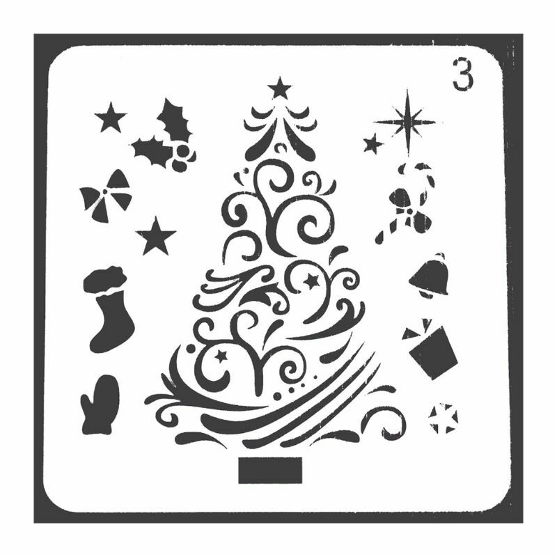 8 шт. трафареты для рисования, шаблон, рождественская тема, многоразовый подарок, сделай сам, для детей, Прямая поставка