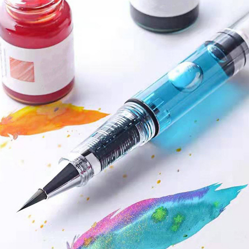 Nowy pędzel do pisania typu pióra Farba artystyczna Ręczne pisaki Długopisy Malowanie Kaligrafia Stacjonarne dla studentów wielokrotnego napełniania