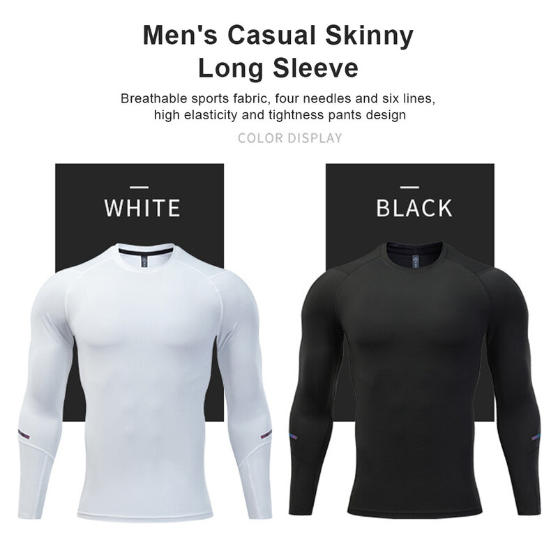 Thermal Underwear Elastic Tights Men Basketball Sweat Suit Sportswear